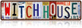 Vintage Witch House Wall Decor Street Signs Metal Tin Signs 16 x 4 Inches