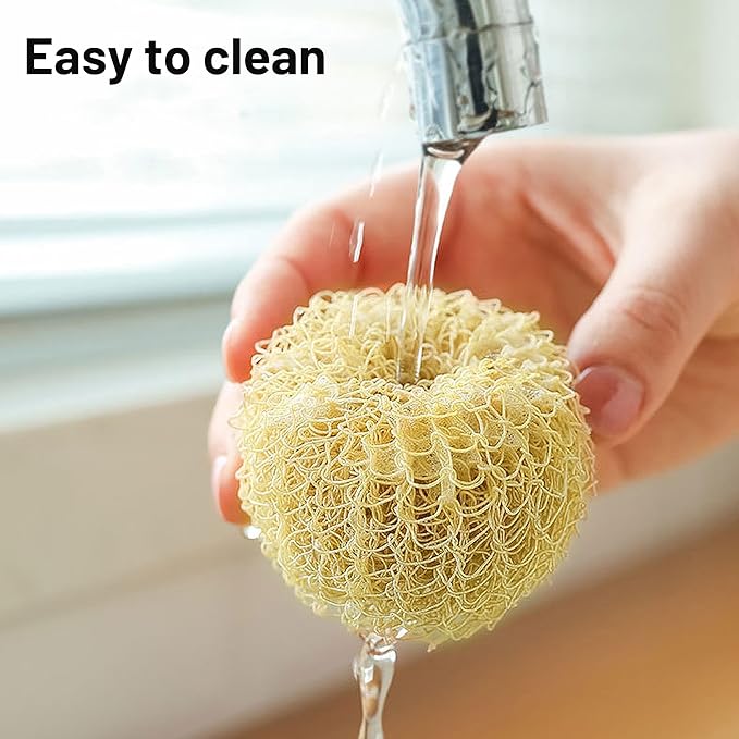 2Pcs Eggshell Chicken Shaped Cleaning Brush with Handle Detachable Fiber Cleaning Ball for Cleaning Kitchen