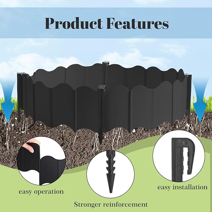 20er Set Adjustable Chicken Dust Bath Tub with 4 Fixed Stake 37.4'' Dia x 5.5'' H, Bottomless Design Round Coop,Adjustable Chicken Coop Cleaner Container