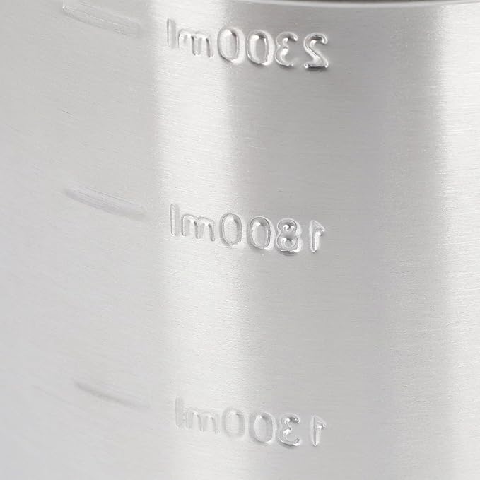 Airtight Stainless Steel Pet Food Storage Container Seal, Varied Large Metal Canister for Dog, Cat, Bird, Coffee, Cereal, Flour, Sugar, Protein Powder, Versatile Storage, (2500ML)