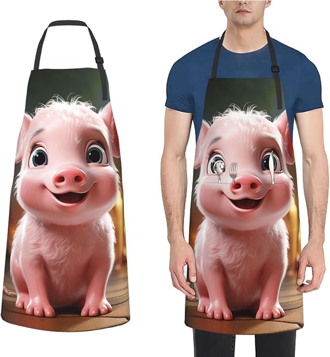Waterproof Aprons for Women Men Adjustable Bib Tractor farm Apron Chef Cooking Aprons for Kitchen