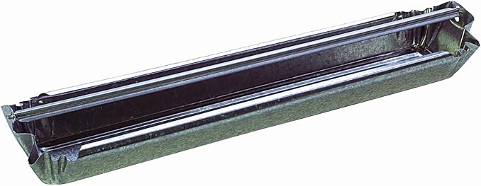 Little Giant® Reel-Top Poultry Ground Feeders | Galvanized Feeding Trough Tray | Durable and Lightweight Chicken Feeder | Made in USA | 24 Inches