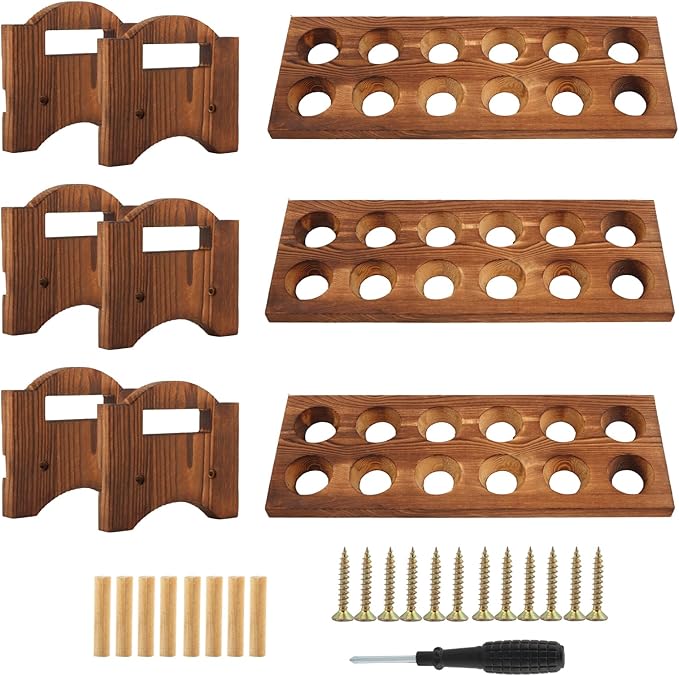 Wooden Egg Holder Countertop, ‌3-Tier Wooden Egg Holder & Storage, 36-Hole Stackable Rack for Fresh Eggs, Easter Eggs, Home Kitchen Organizer