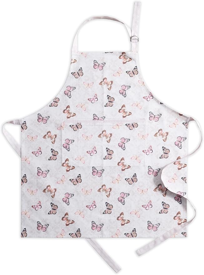 Maison d' Hermine 100% Cotton Apron for women with Pocket Kitchen Chef Apron for Men Cooking Easter Decorations