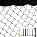 Bird Netting 25'x100' with 2.4" Square Mesh Chicken Coop Nettings, Poultry Netting Heavy Duty Nylon Nettings, Hawk Net for Chicken Run, Deer Fence Garden Fruit Tree Net