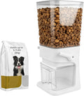 Small Pet Food Storage Container: 5-7 Lbs Airtight Animal Dry Food Dispenser Countertop with Measuring Cup - Organizer Bin for Dog Food, Cat Treats, Chicken, Bird, Puppy, Rabbit & Hamster Feed Pellets