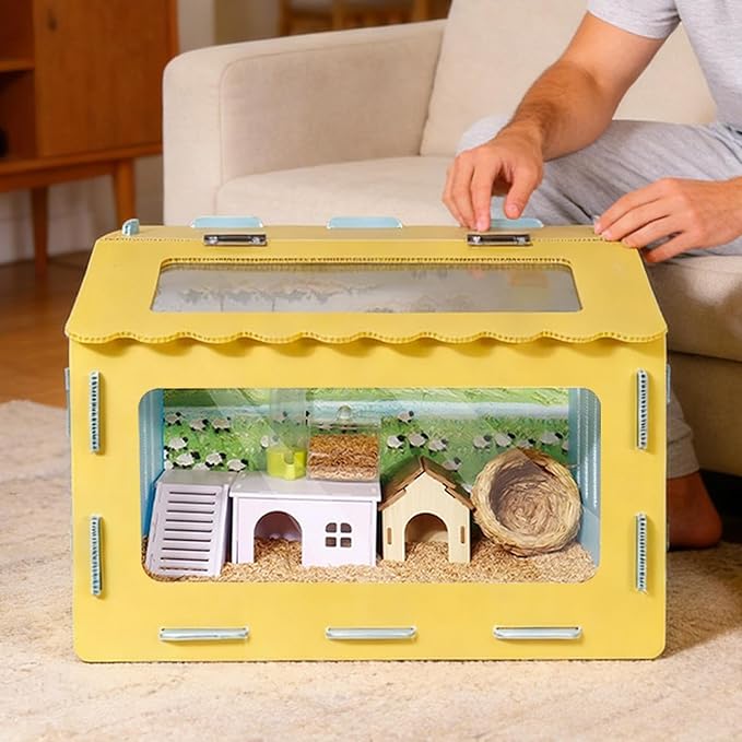 Chicken Brooder - Chew-Resistant with Observation Window, Quail Brooder Box Kit for Small Space Backyard Urban Home Small Farm Apartment Garage Beginners Adults