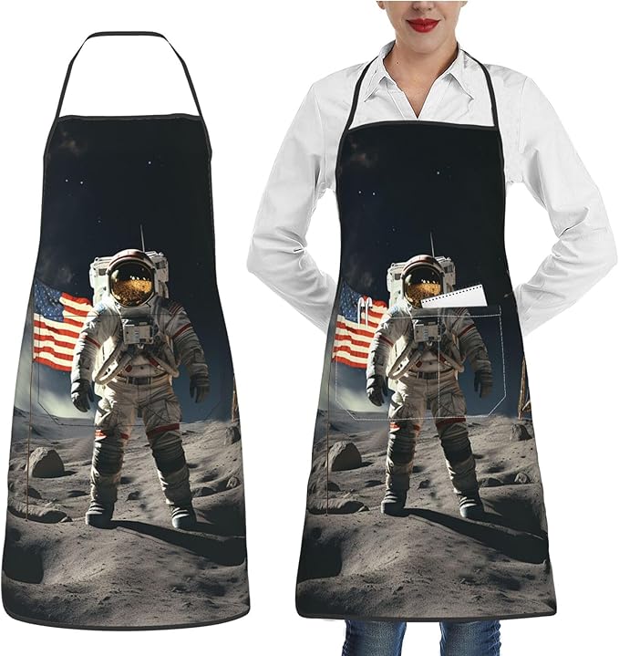 Kitchen Aprons for Men Women Waterproof Apron with 2 Pockets Tropical plants and parrots Apron Adjustable Bib Aprons