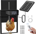 Waterproof Aluminum Alloy Solar Chicken House Door Remote Control Aluminum Chicken Door with with Timer Light Sensor