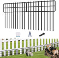 KYATE Garden Fence Animal Barrier, 46 Panels No Dig Fence 65.2ft(L) x13in(H), Rustproof Metal Defense Border, Dogs Rabbits Blocker Fence for Outdoor Yard & Patio