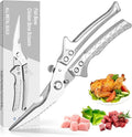 Kitchen Scissors for Food, Super Sharp Poultry Shears, Kitchen Shears Heavy Duty, Spring-loaded Multi-Purpose Scissors for Cooking, Butchering, and Cutting