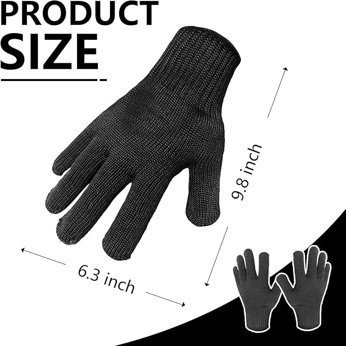 Bird Training Anti-Bite Gloves, Bite Proof Gloves, Small Animal Handling Chewing Protective for Small Animal Pet(Black