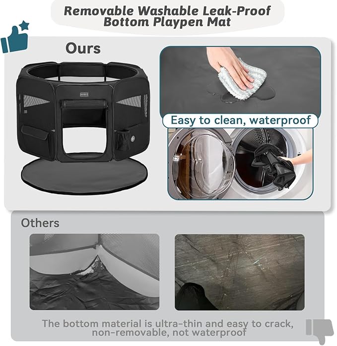 PETSFIT Dog Playpen,Brooder Box for Chick Starter Kit