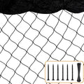 Bird Net 25'x25' with 2.4" Square Mesh Bird Netting for Chicken Coop Roof, Poultry Netting Heavy Duty Nylon for Garden, Chicken Netting Fruit Tree Netting, Hawk Netting for Chicken Run