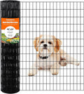 Welded Wire Fence PVC Coated Chicken Wire Fencing Roll,2 Inch x 3 Inch 16GA Garden Fence,36 Inch x 50 Foot Metal Poultry Netting Use for Animals Yard Vegetable Plant Protection