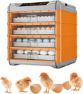 Automatic Incubator, Egg Incubator, with Automatic Temperature and Humidity Control Chicken Incubators for Hatching Eggs,192Eggs,256Eggs