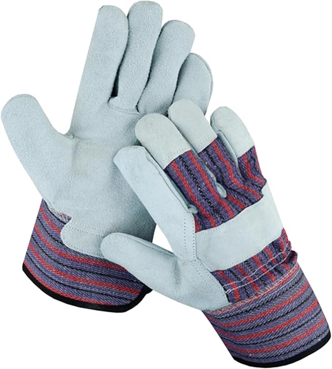 Daniel Smart Men & Women Goatskin Working Glove Lightweight Leather Safety Gloves for construction, gardening outdoor Work