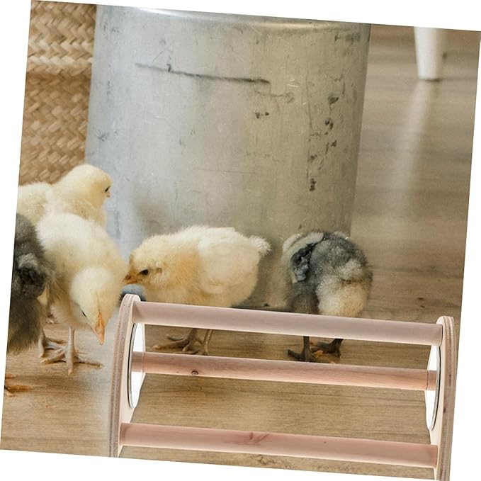 Chick Roosting Bar Wooden Perch for Brooder Versatile Chicken Coop Accessory Promotes Activity Social Interaction and Healthy Growth for Hens and Chicks