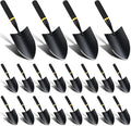 20 Pcs Garden Trowel Heavy Duty Garden Hand Shovel Tool Carbon Steel Trowel for Camping Digging Metal Hand Shovel Spade with Resin Handle for Lawn Yard Farm Home Shop Planting (3.23 Inch)