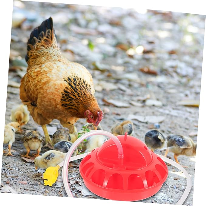 BESPORTBLE 1Set Reusable Chick Feeder Poultry Food Dispenser Easy to Clean Chicken Food Bucket Convenient Hanging Feeder for Brooder Box Chicks Space Saving Design