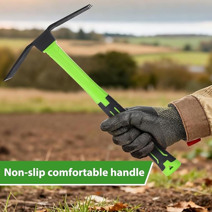 15 inch Garden Hoe and Cultivator Hand Rake Durable and Comfortable Handle Garden Tool
