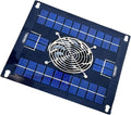 Solar Greenhouse Fan, Solar Powered Vent Exhaust and Intake Chicken Coop Fan, Ventilation Solar Shed Fan for Greenhouses, Chicken Coops, Shed, Dog House