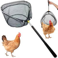 Chicken Net Catcher Retractable Long Foldable Thicken Chicken Netting Farm Tools Suitable for Catching Poultry Turkeys Geese