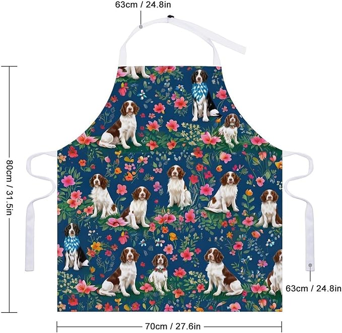 Chef Bib Apron for Restaurant, Anti-Stain with Pocket Adjustable, Cooking Dishwashing Lab Use