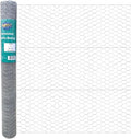20GA Galvanized Hexagonal Poultry Netting Chicken Wire 36 inches x 50 feet x 1 inch Mesh