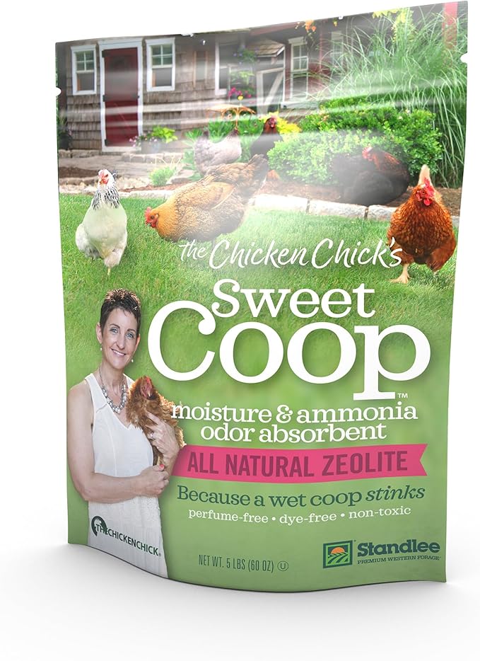 The Chicken Chick Sweet Coop, Zeolite Bedding Enhancer, 5lb Bag