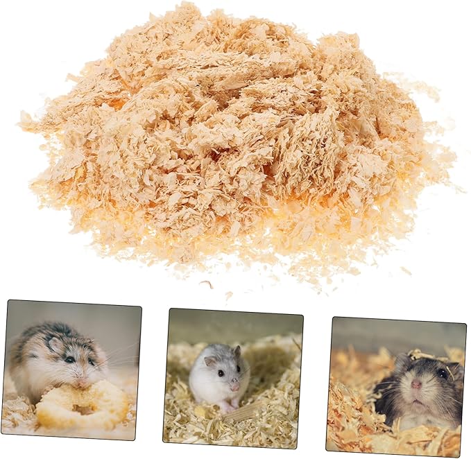 Small Animal Bedding Birch Wood Shavings for Hamsters Rabbits Guinea Pigs and Chickens Absorbent Reusable Pet Bedding