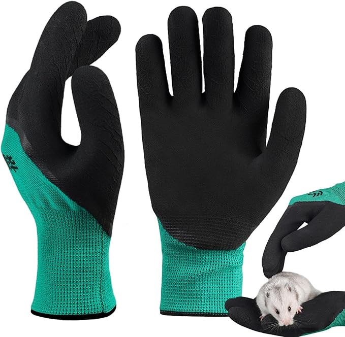 Bite Proof Gloves, Animal Handling Gloves, Puncture-resistant Anti Cut Insulated Thickened Anti Scratch Safe Touch Hand Security Protection, Multifunctional For Dogs, Hamster, Squirrels, Cats