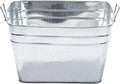 Little Giant Galvanized Square Tub (16 Gallon) Classic Utility Metal Bucket with Handle for Feeding, Watering, & Washing (Item No. GST16)