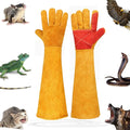 Animal Handing Gloves Bite Proof,Leather Welding Gloves,Multipurpose Puncture Proof Glove for Dog,Cat,Reptile,Snake