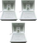 Farm Innovators 2100 Heated Still Air Incubator for 4 Dozen Eggs with Built in Hygrometer, Solid State Circuitry, and 2 Large Viewing Windows (3 Pack)