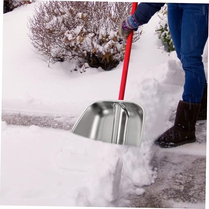 Stainless Steel Snow Shovel Farm Scoop Shovel Head Outdoor for Grain Feeding