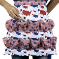 Egg Collecting Apron with 12 Deep Pockets,Farmhouse Kitchen Home Workwear for Collecting Chicken Duck Goose Eggs