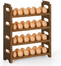 Wooden Egg Holder Countertop Fresh Chicken Egg Holders Storage for Gathering Fresh Eggs, 4-Tier Stackable with 48 Eggs, Farmhouse Home Eggs Rack Organizer Decoration
