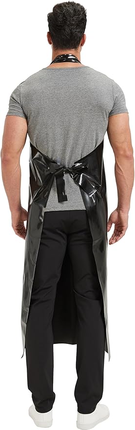 Nanxson TPU Waterproof Apron Lightweight Work Apron with Adjustable Buckle for Pet Bathing,Dishwashing,Butchers,Housework