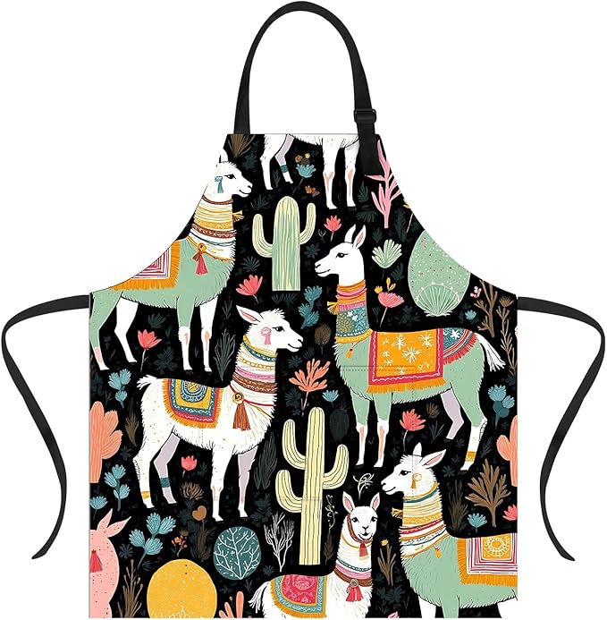 Apron Adjustable Waterproof with Two Deep Pockets Wowen men for Summer BBQ Pool Parties & Resorts