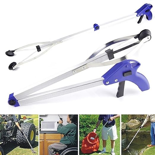 Reacher Grabber, Windspeed Aluminum Suction Cup Grip Grabber Pick Up Tool for Light Bulb Remover, iPad Pick Up, Litter Picker, Trash/Garbage, Garden Nabber, Long Extender