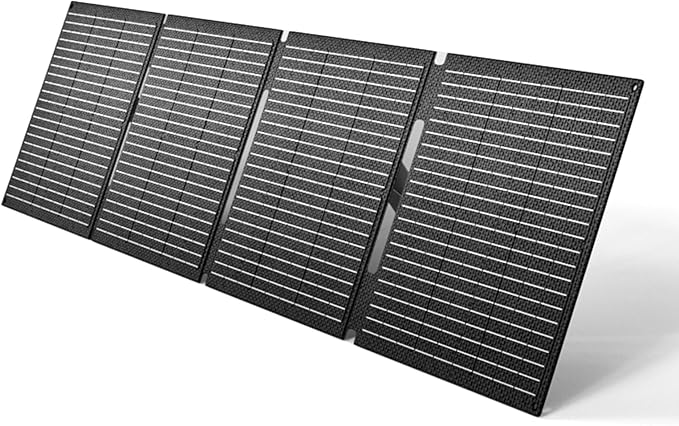 MARBERO 100W Portable Solar Panel 100 Watt 20V Foldable Solar Panel Charger for Power Station QC3.0 USB & DC Output >23% High Efficiency IP68 Waterproof for Camping Outdoor Home RV Blackout Cloudy