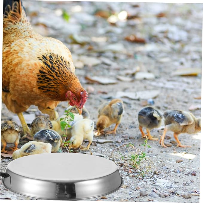 Yardwe Chickens Poultry Heating Tool Farm Water Heater Winter Drinkers Base Auto-Off Safety