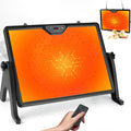 Smart Chicken Coop Heater, 180W Double-Sided Brooding Heating Panel with Thermostat Remote Control Timing & Adjustable Temp, Hanging and Standing Angle Adjustable, for Chicken Home Pet (H88A-Z1)