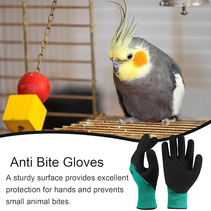 Bite Proof Gloves, Animal Handling Gloves, Puncture-resistant Anti Cut Insulated Thickened Anti Scratch Safe Touch Hand Security Protection, Multifunctional For Dogs, Hamster, Squirrels, Cats