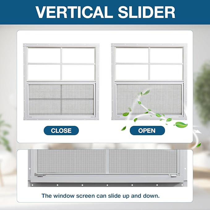 Yuzzy Shed Windows 2 Pack, Chicken Coop Windows 36" x 36" with Tempered Glass and Fiberglass Screen, Flush Mounted Small Window for Shed, Barns, Playhouse, Household, Garage (White)