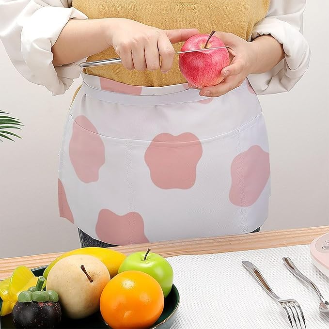 Server Waitress Waist Apron Cooking Kitchen Restaurant Aprons for Women Men