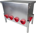 Hen's Choice™ - 85LB Capacity Automatic Chicken Feeder, 10 Feeder Ports, Large Capacity, Weatherproof Lid