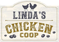 Custom Chicken Coop Sign, Personalized Name For Farm, For and Backyard Décor Sign, 10x14 Inches, Rust Free .040 Aluminum, Fade Resistant, Made in USA by Sigo Signs