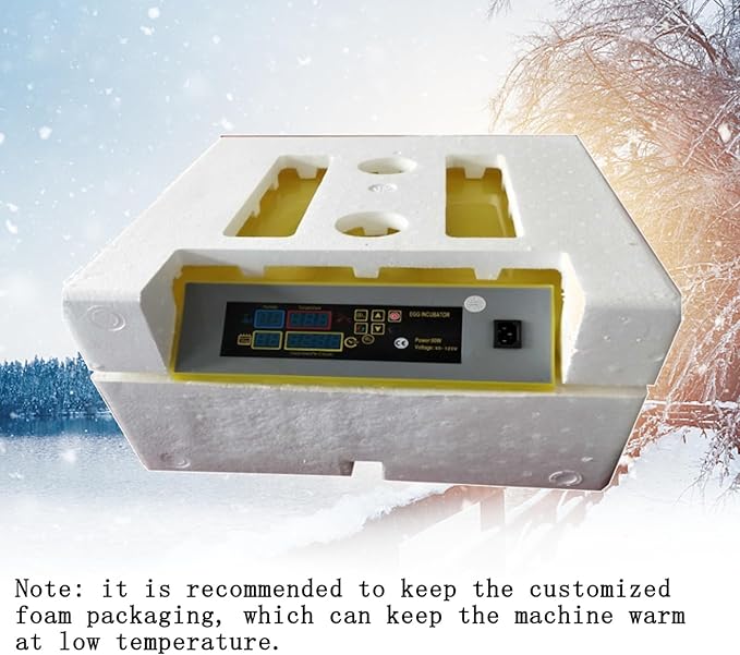 112-Egg Incubator with Automatic Turning, Digital Humidity Control & Dual-Tray for Chicken Duck Quail Eggs